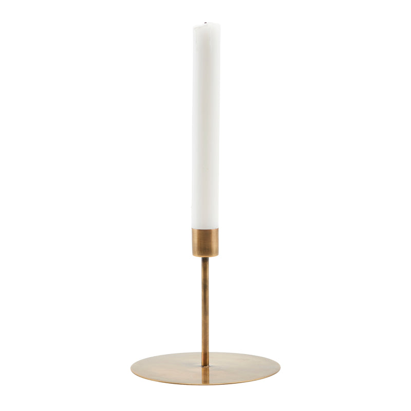 House Doctor - Anit Kerzenständer | Ø 13 x H 12 cm / antikes Messing