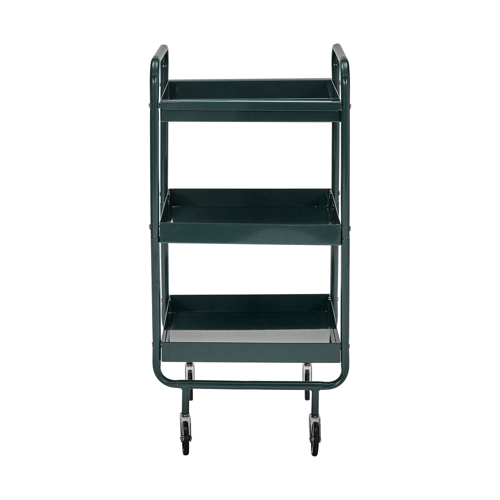 House Doctor - Servierwagen Roll | B 42 cm / dunkelgrün