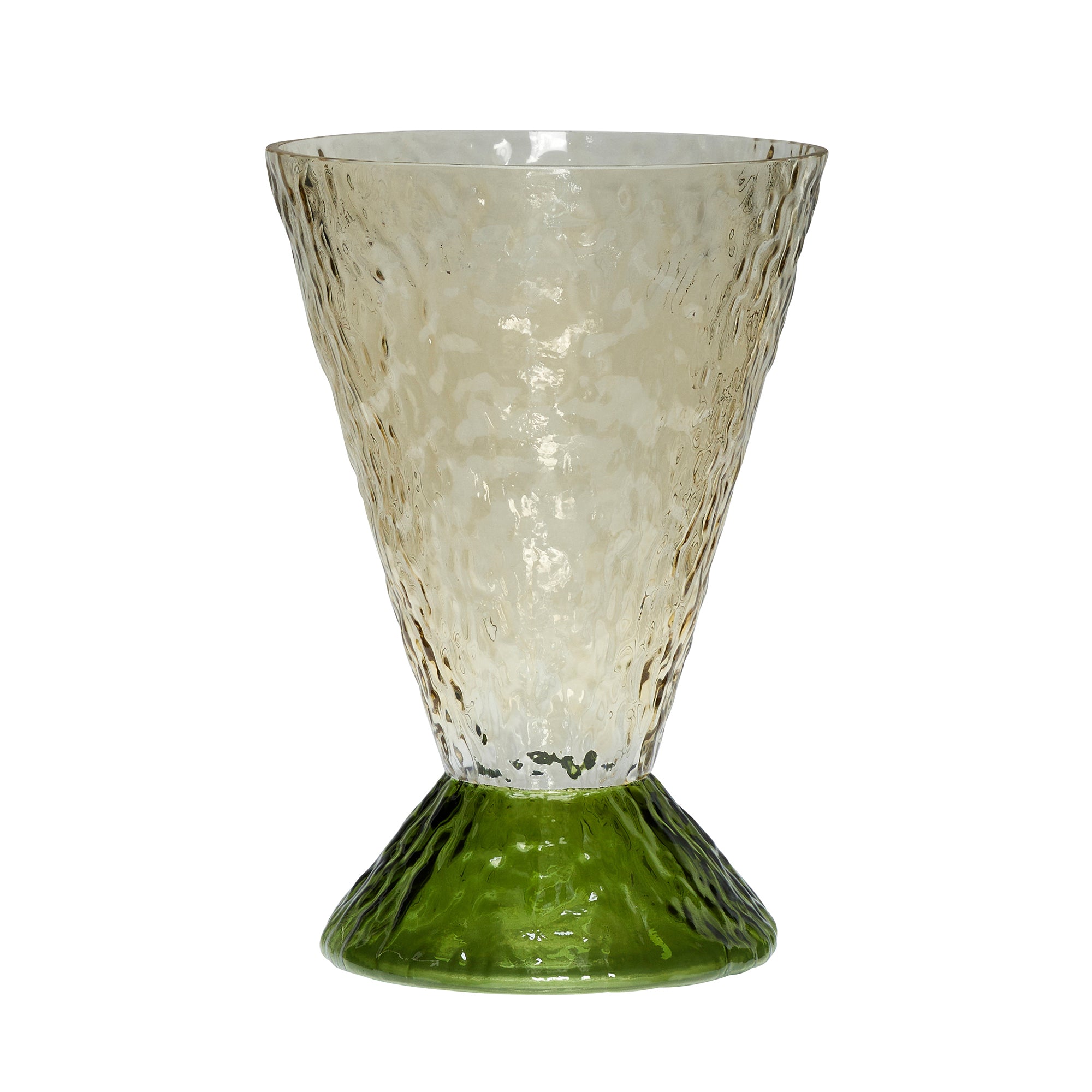 Hübsch Interior - Abyss Vase | grün/braun