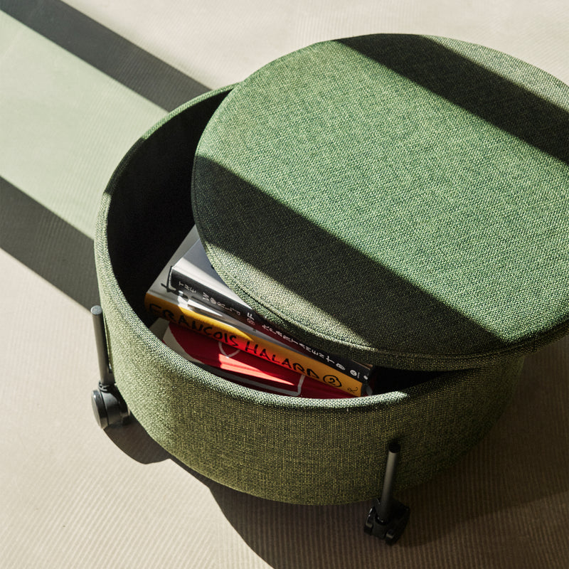 Hübsch Interior - Contain Pouf mit Rollen