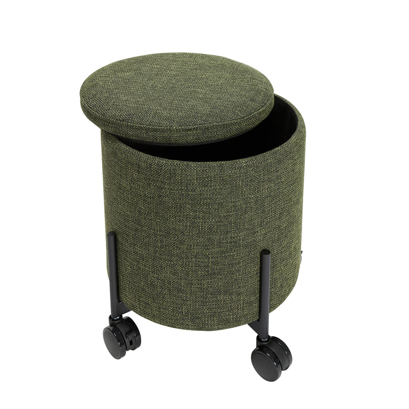 Hübsch Interior - Contain Pouf mit Rollen