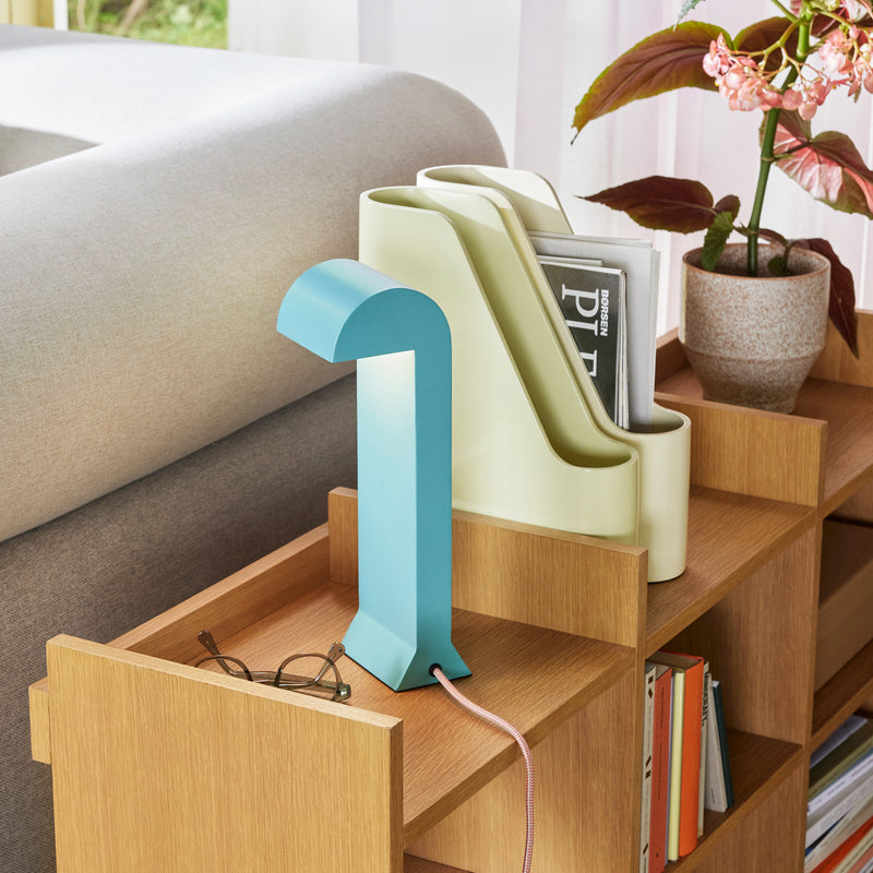 Hübsch Interior - Soothe LED Tischleuchte | türkis