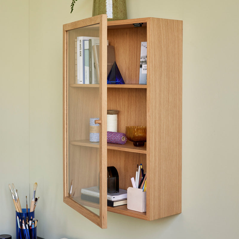 Hübsch Interior - Wandschrank mit Glastür