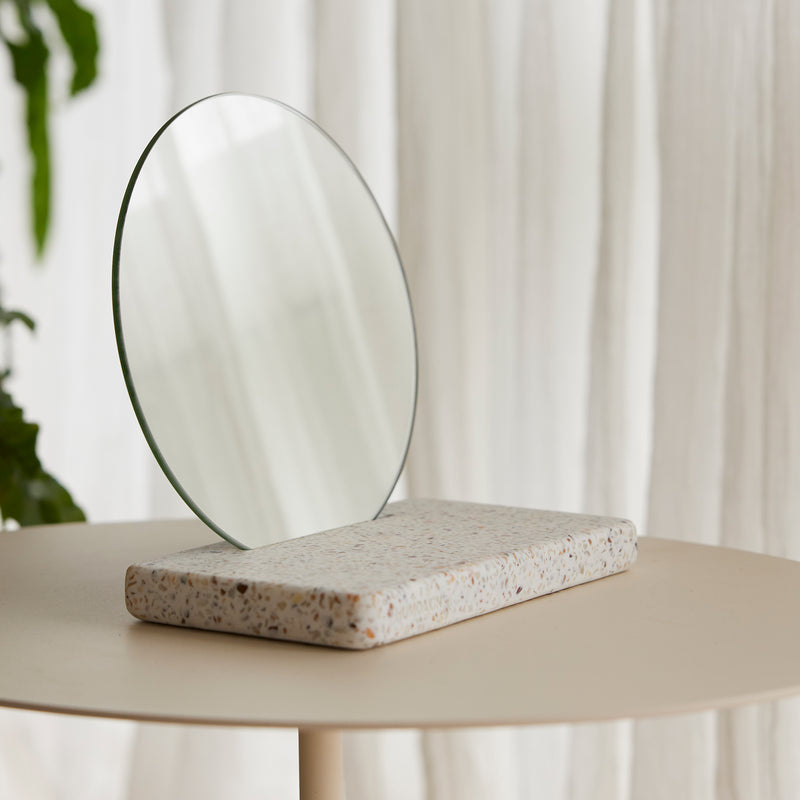 Humdakin - Terrazzo Tischspiegel