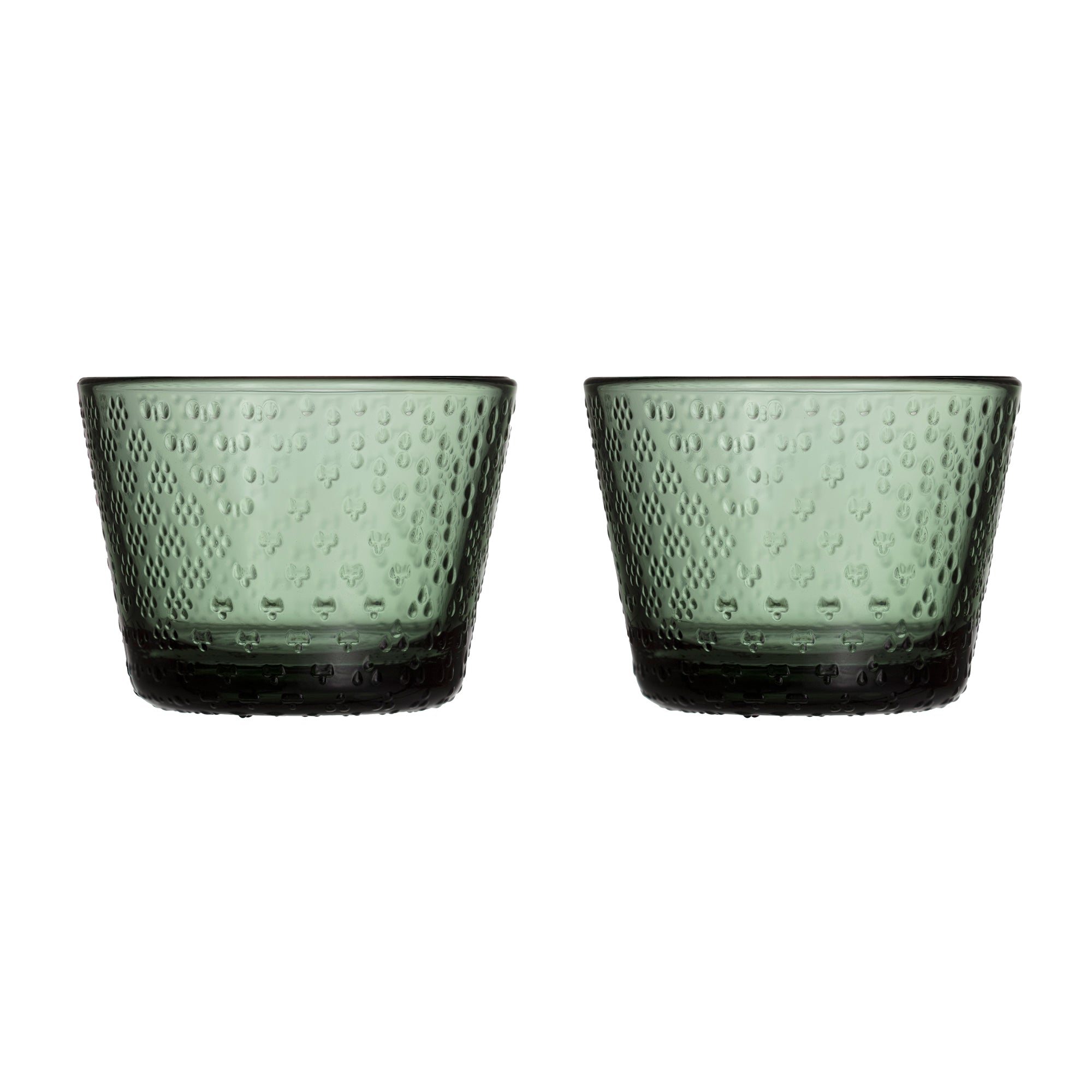 Iittala - Tundra Trinkglas | 2er-Set / 16 cl / tannengrün