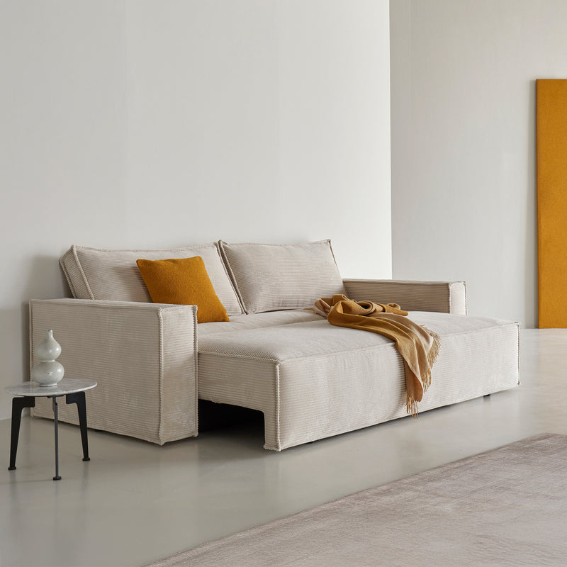 Innovation Living - Newilla Schlafsofa | Innovation Living Corduroy Ivory (594) / ohne Lounger