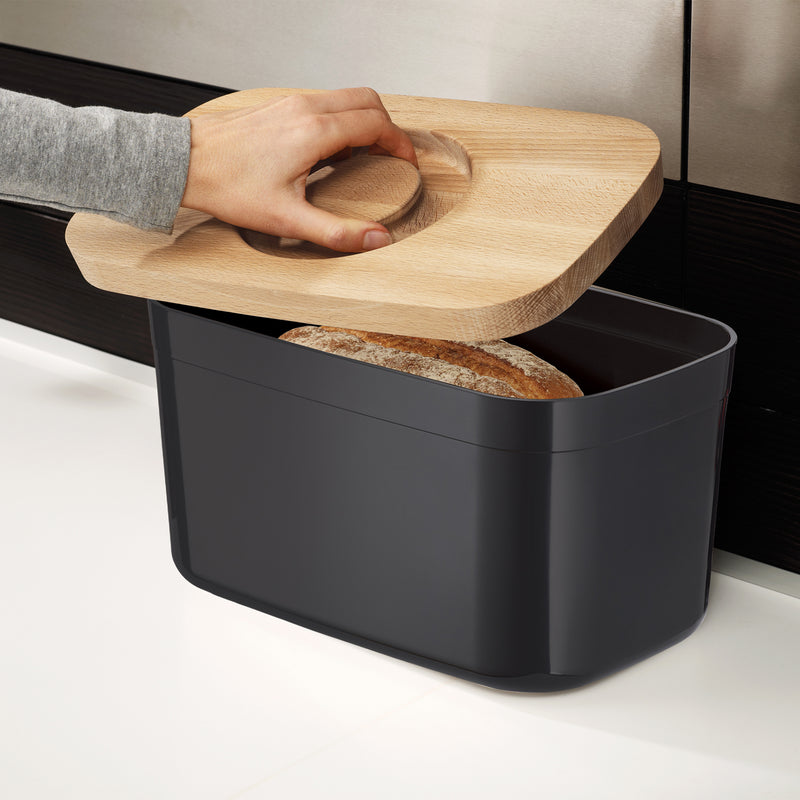 Joseph Joseph - Bread Bin Brotkorb mit Schneidebrettdeckel