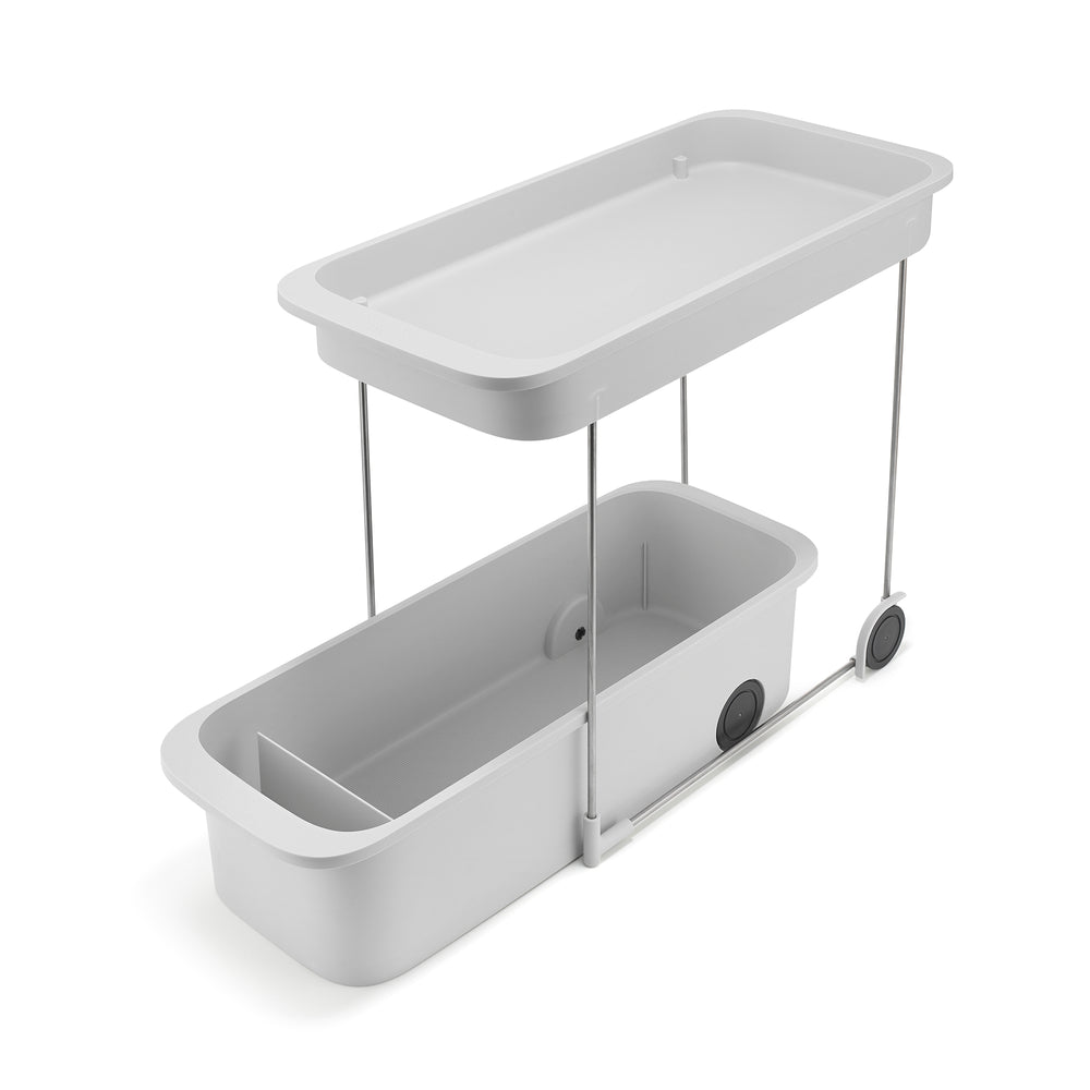 Joseph Joseph - CupboardStore | ausziehbarer Putzschrank mit Rollen / light stone