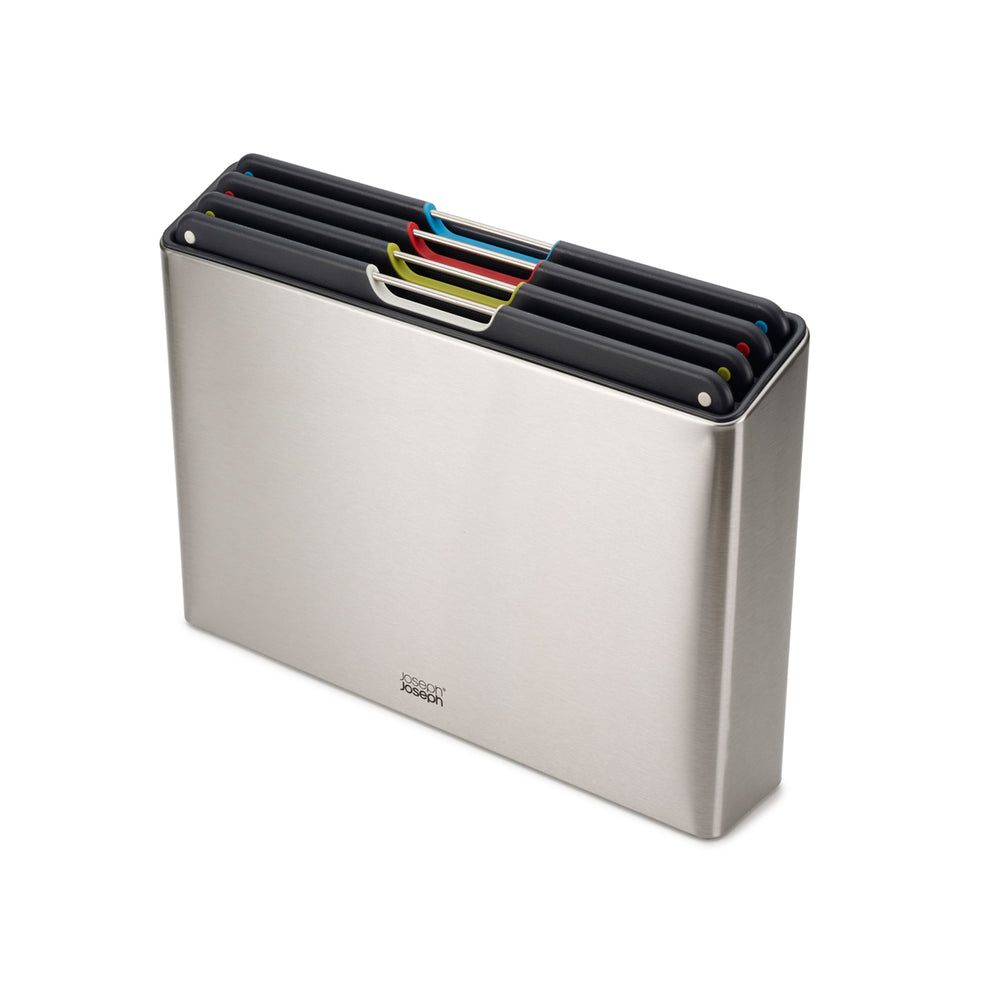 Joseph Joseph - Folio Steel Schneidebretter | 4-teilig / Edelstahl