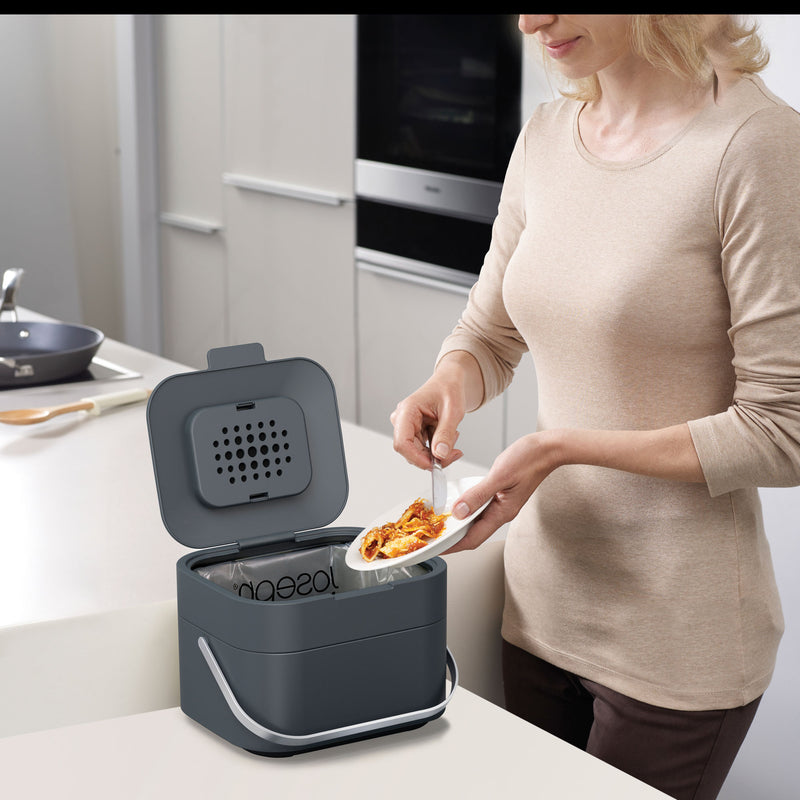 Joseph Joseph - Stack 4 Bio-Mülleimer mit Geruchsfilter