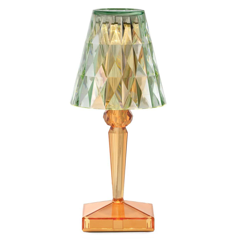 Kartell - Battery Tischleuchte | mint green/pastel orange