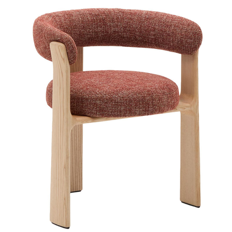 Kave Home - Granite Stuhl | Terracotta / Esche natur
