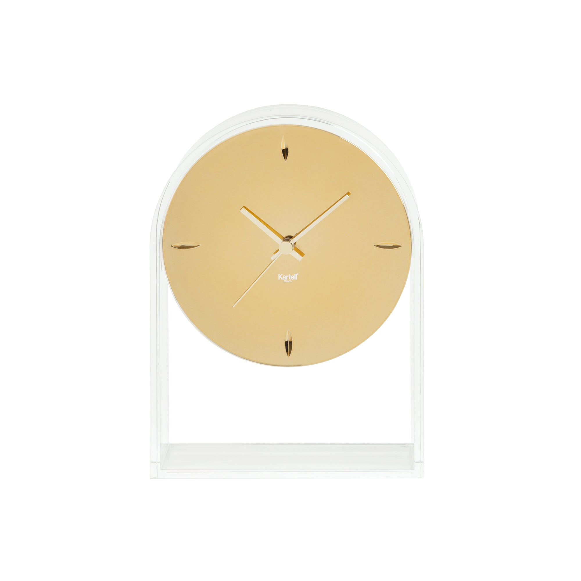 Kartell - Air du Temps Tischuhr | gold