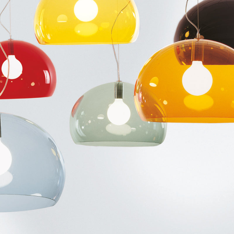 Kartell - FL/Y Pendelleuchte | salbeigrün
