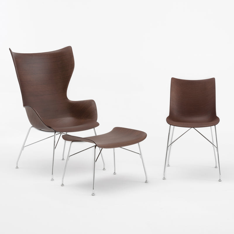 Kartell - P/Wood Stuhl