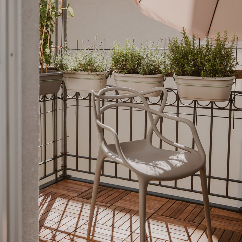 Kartell - Masters Stuhl | grau