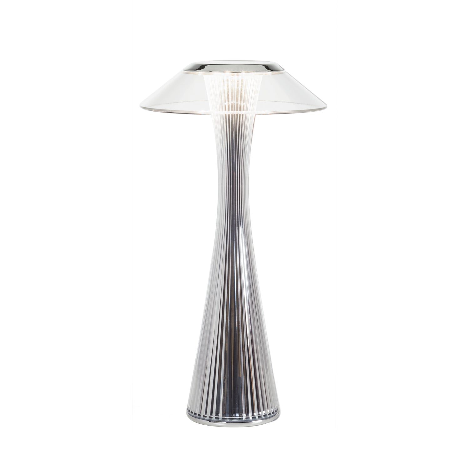 Kartell - Space Akku-Leuchte (LED) | chrom
