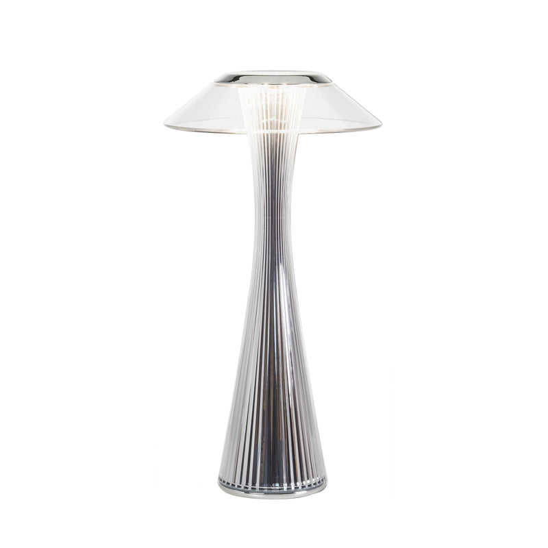 Kartell - Space Akku-Leuchte (LED) | chrom