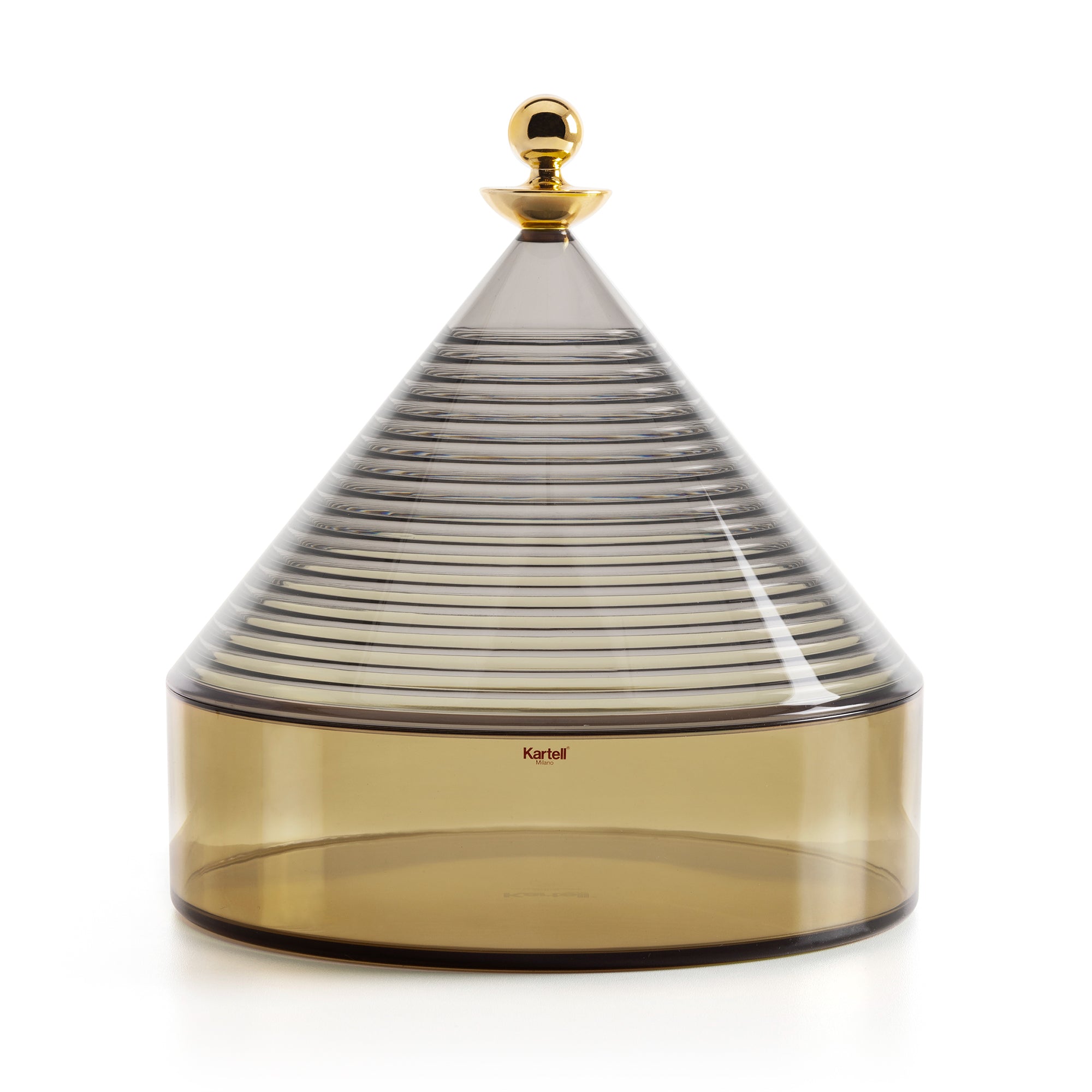 Kartell - Trullo Aufbewahrungsbehälter | Fume/verde