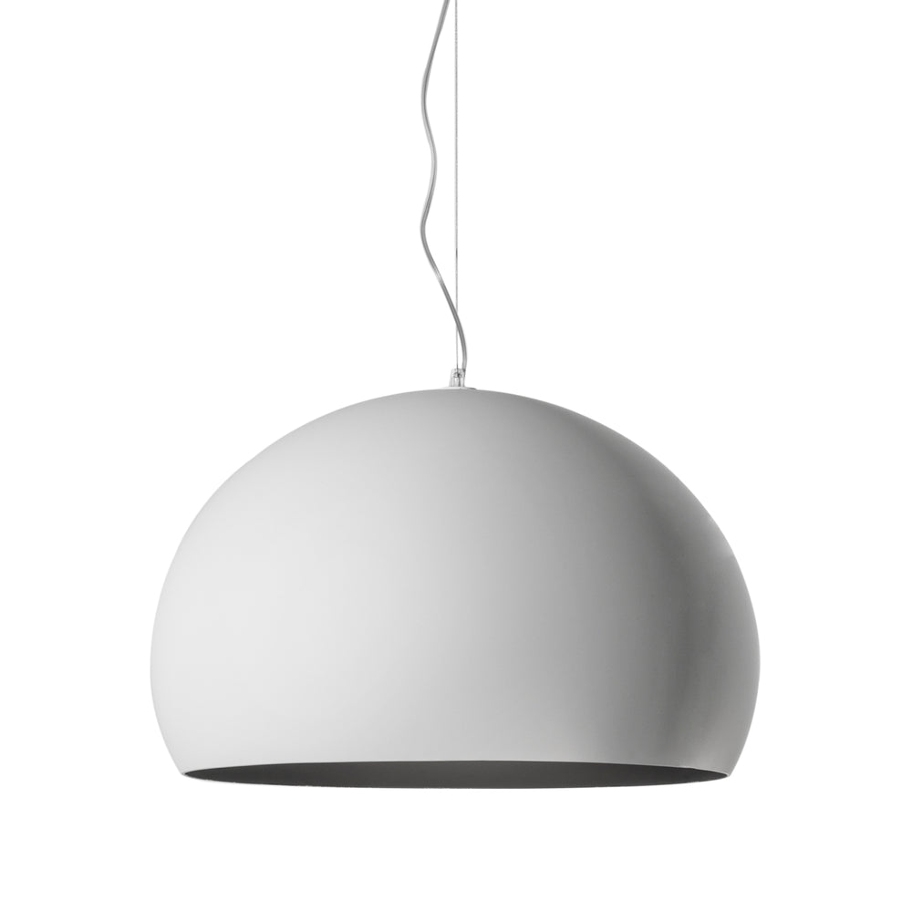 Kartell - FL/Y Pendelleuchte | matt opal/weiß