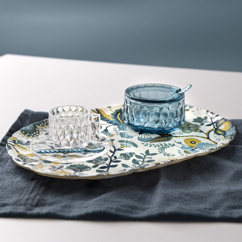 Kartell - x Liberty Jellies Family Tablett | Cream/Light blue