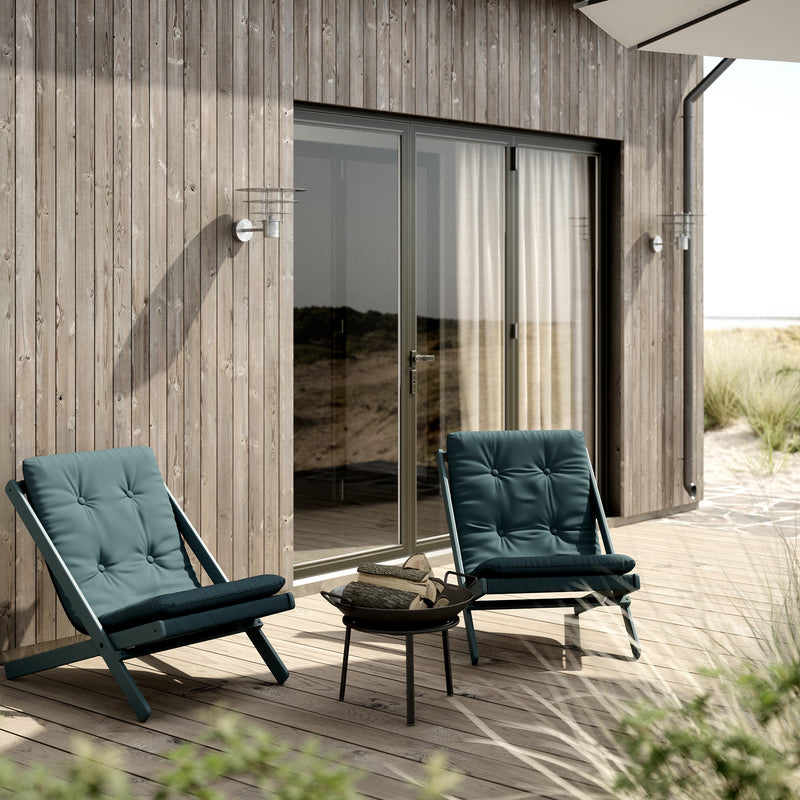 Karup Design - Boogie Klappstuhl | 757 Petrol Blue / 213 blue breeze lacquered
