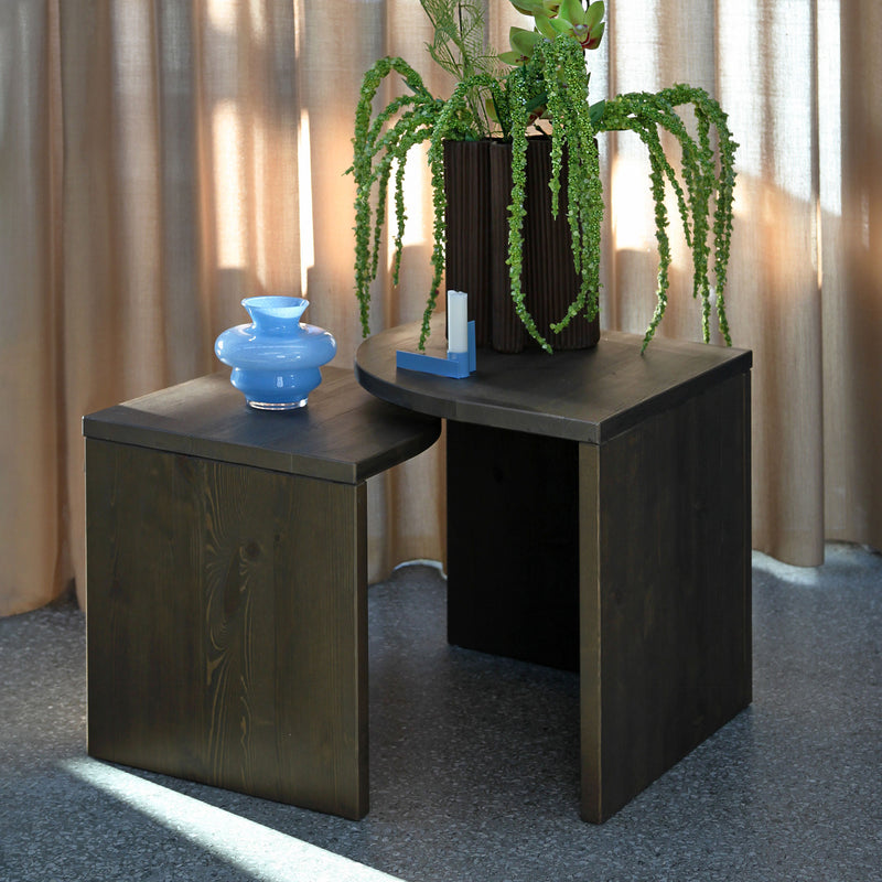 Karup Design - Combine Beistelltisch-Set | 106 Carob brown lacquered