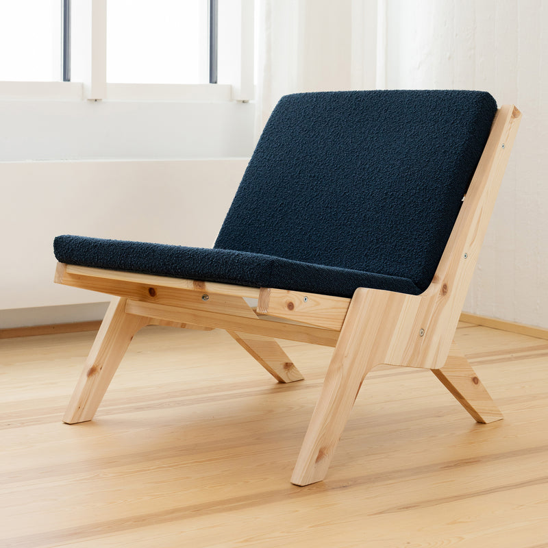 Karup Design - Sway Lounge Chair mit Sitzkissen | 623 Oxford Blue