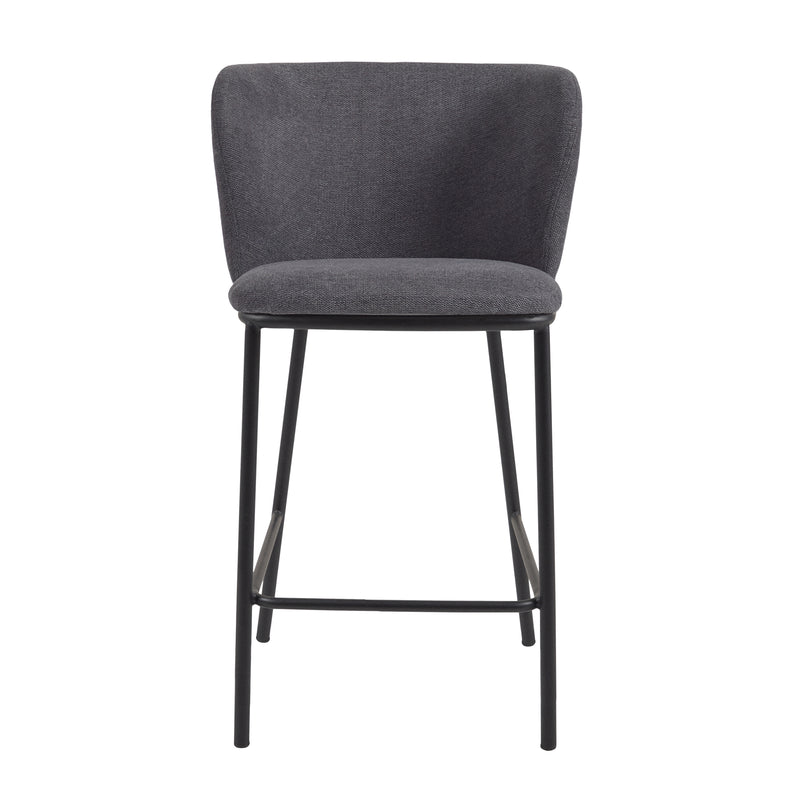 Kave Home - Ciselia Barhocker | Dunkelgrau