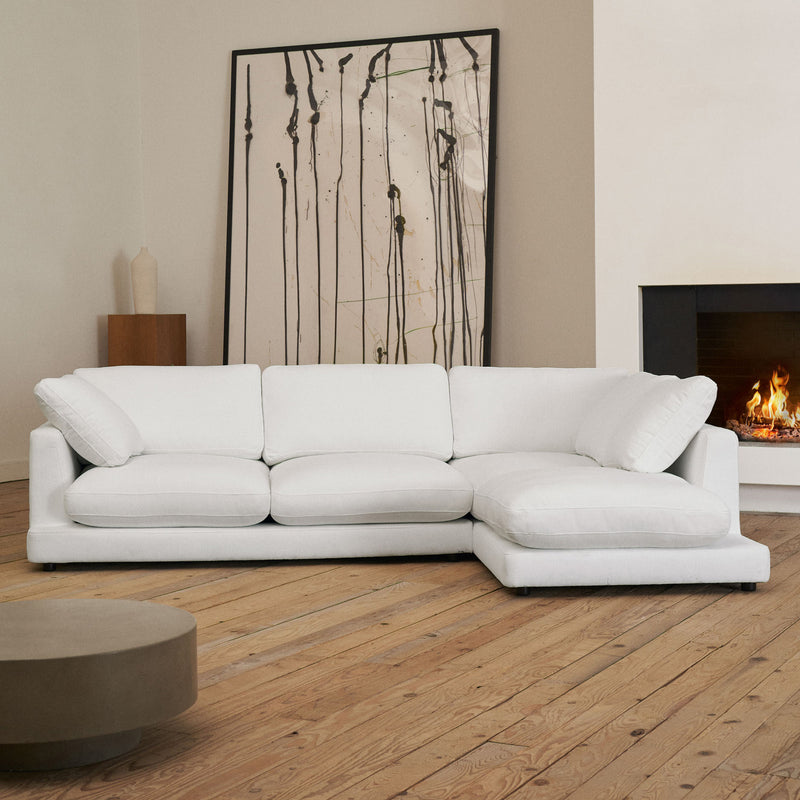 Kave Home - Gala 4-Sitzer mit Chaise Lounge | Chaise Lounge rechts