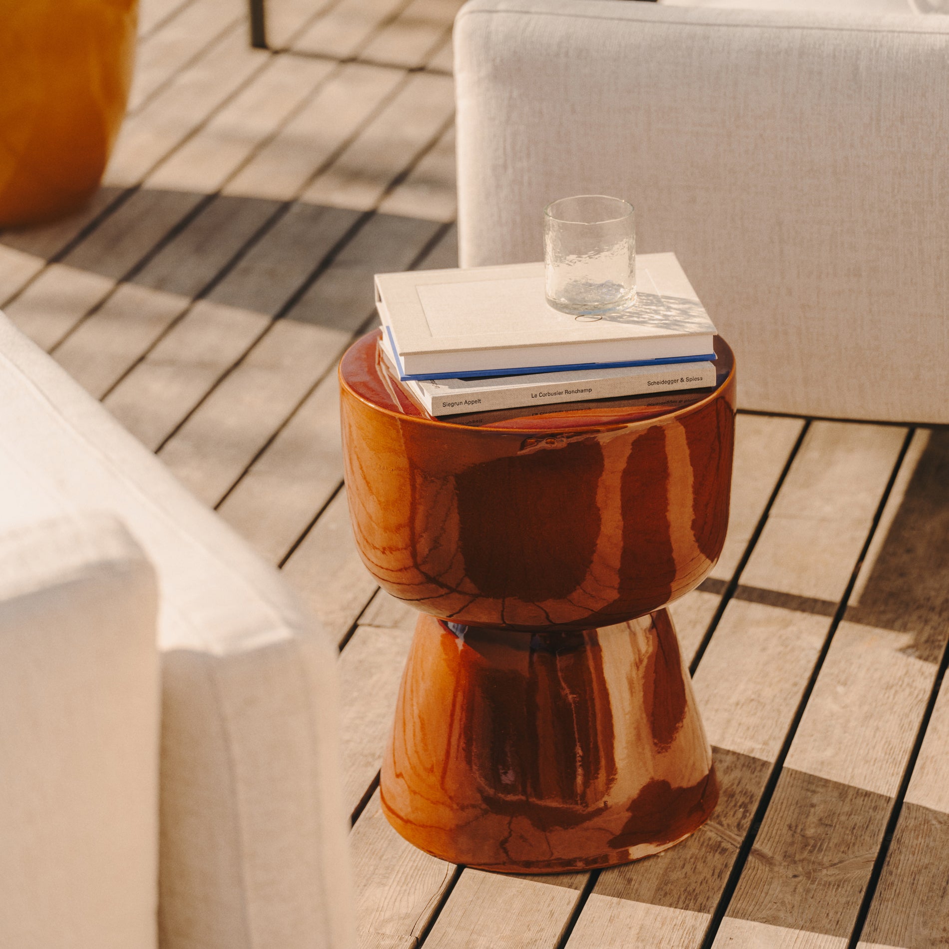 Kave Home - Mesquida Beistelltisch | terrakotta