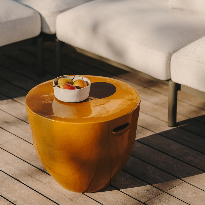 Kave Home - Mesquida Beistelltisch | senf