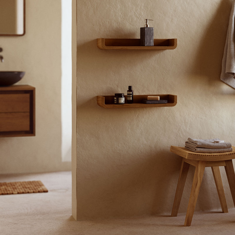 Kave Home - Shamel Wandregal | walnuss