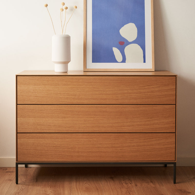 Kave Home - Vedrana Kommode | Eiche / 110 x 75 cm