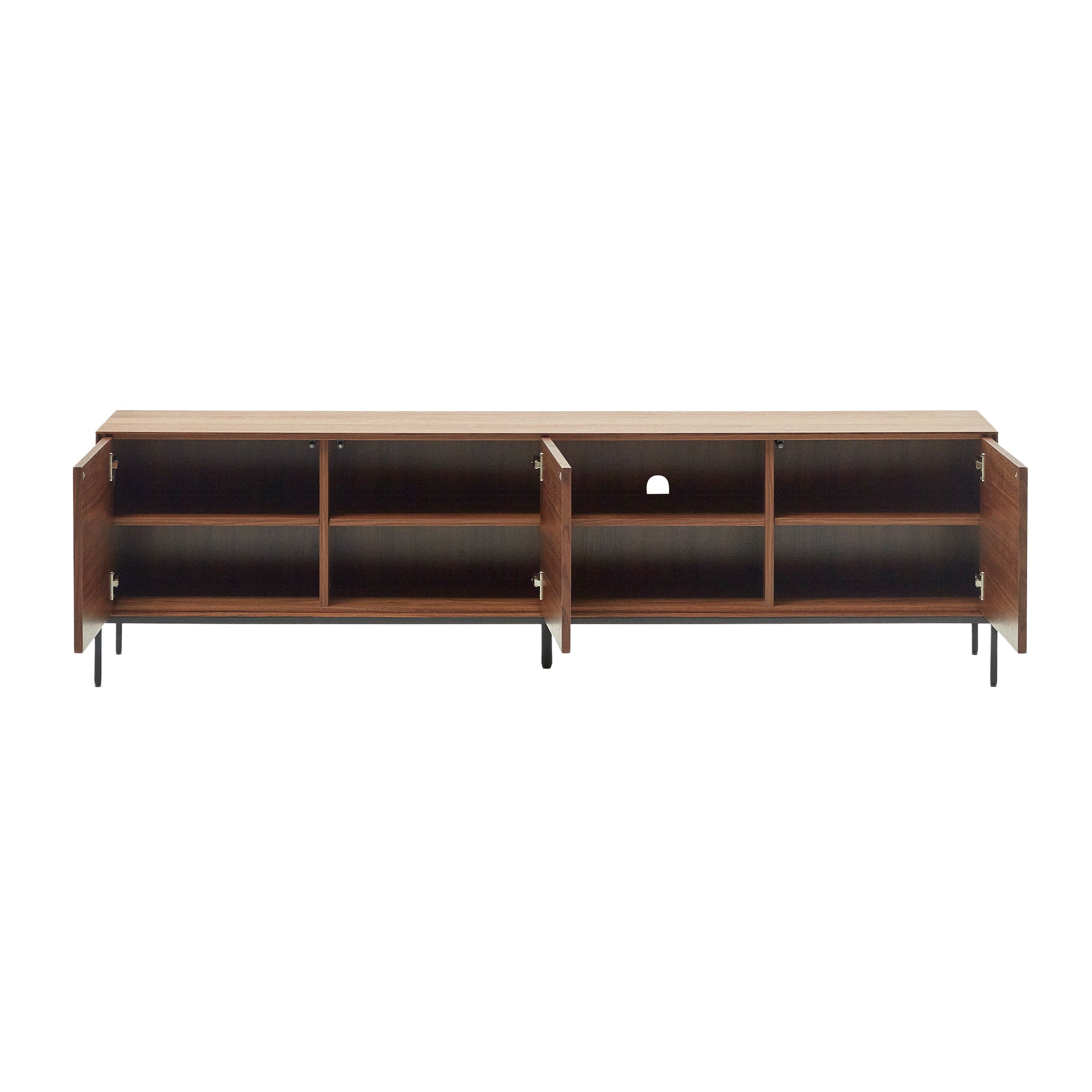 Kave Home - Vedrana TV-Möbel | Walnuss / 195 x 55 cm