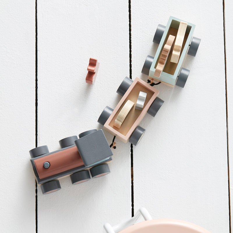 Kids Concept - Edvin Zug mit Waldtieren