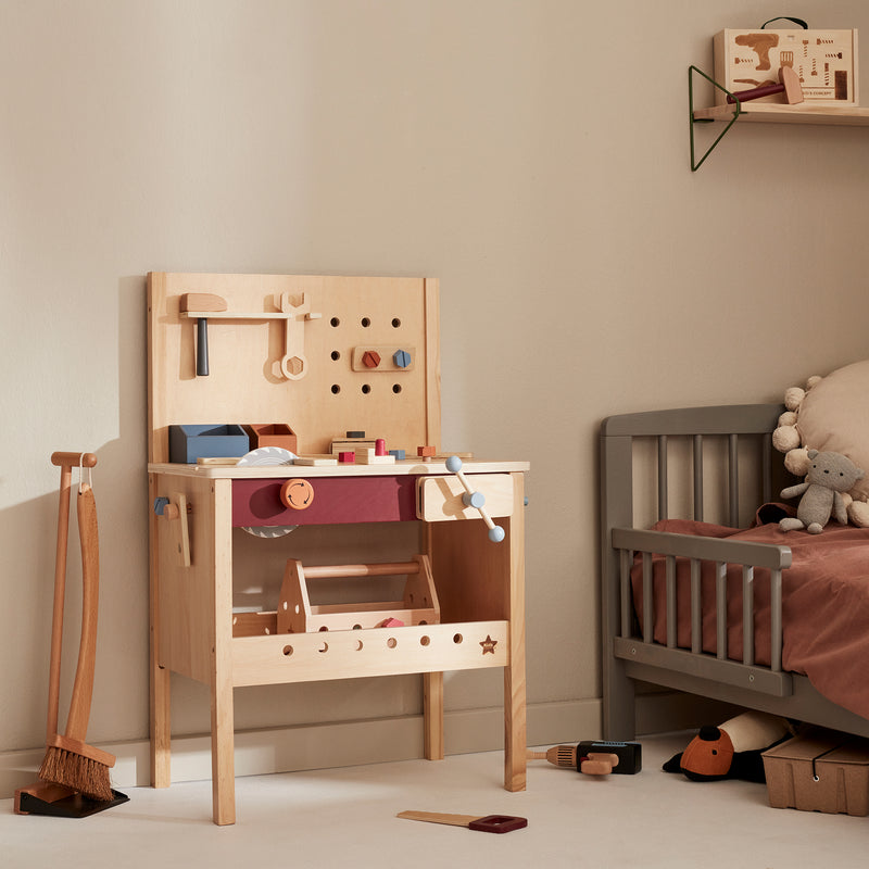 Kids Concept - Kid's Hub Werkbank mit Zubehör