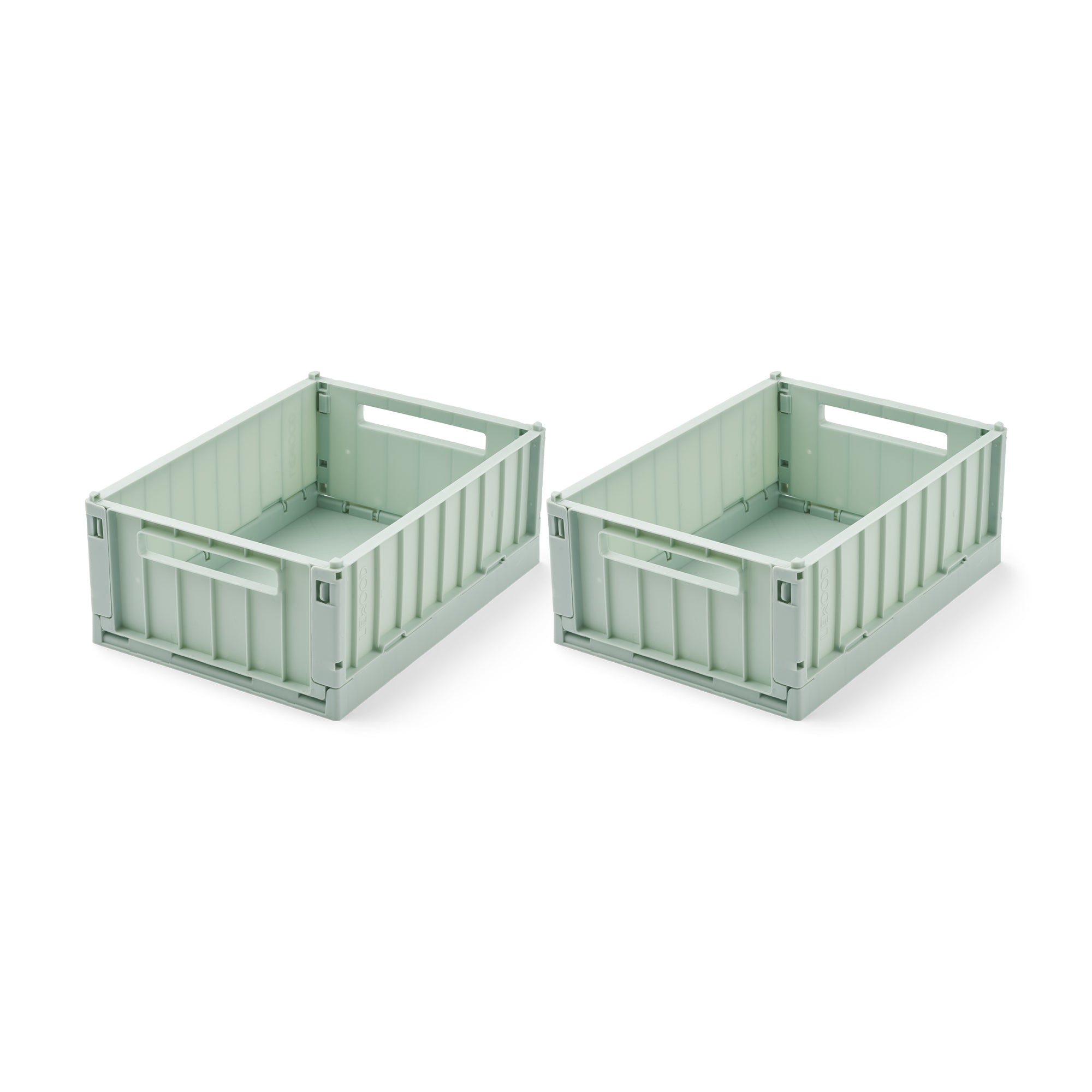 LIEWOOD - Weston Aufbewahrungsbox | 2er-Set / 25 x 18 x 9,5 cm / light peppermint