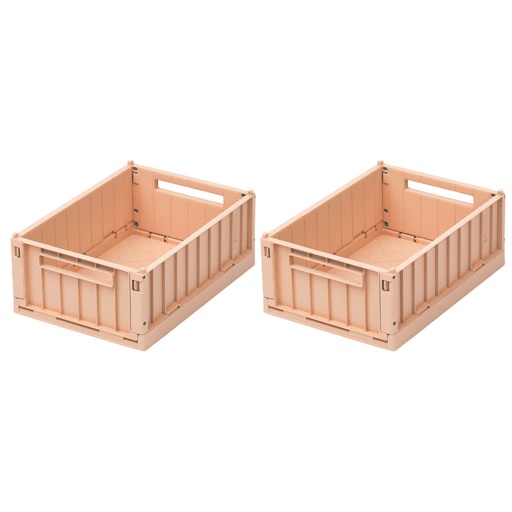 LIEWOOD - Weston Aufbewahrungsbox | 2er-Set / 25 x 18 x 9,5 cm / tuscany rose