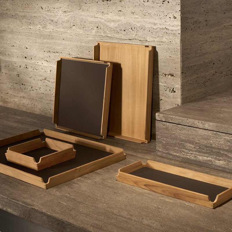 Lind DNA - Airy Teak Tablett Square