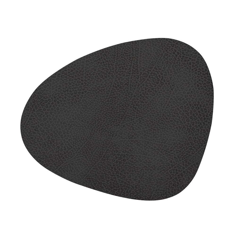 Lind DNA - Tischset Curve L | Hippo / schwarz - anthrazit