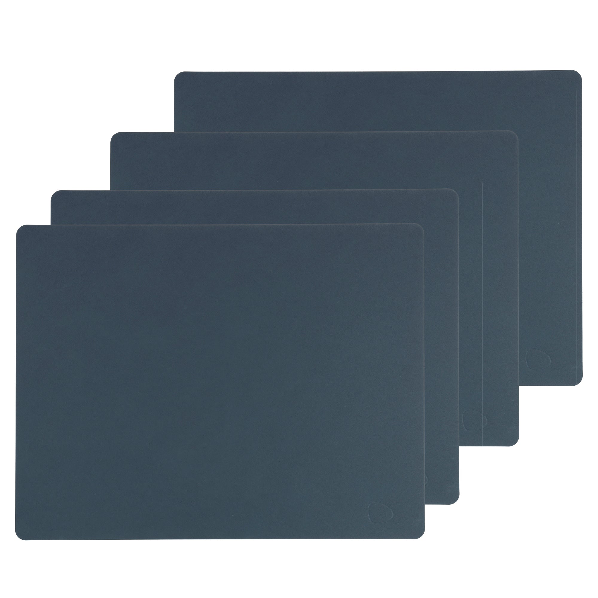 Lind DNA - Tischset Square L (4er-Set) | Nupo dunkelblau