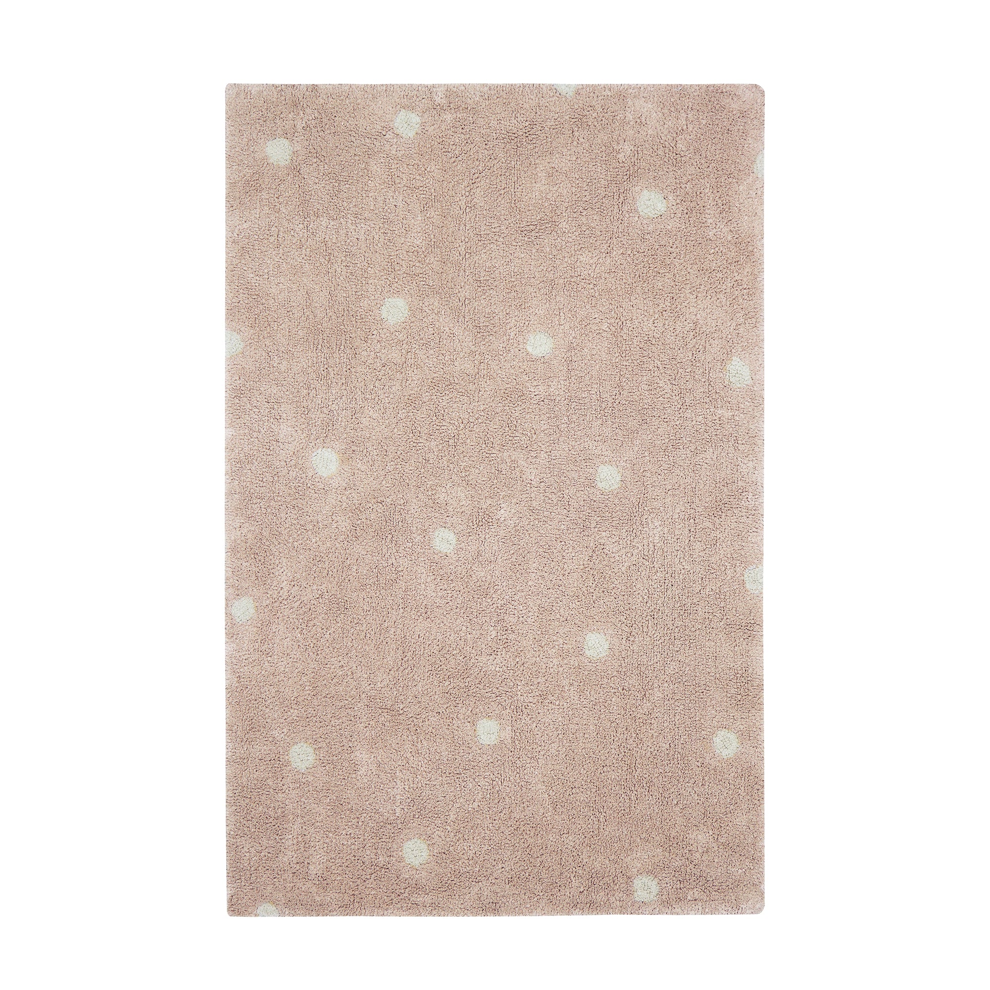 Lorena Canals - Mini Dot Teppich | rose/natur