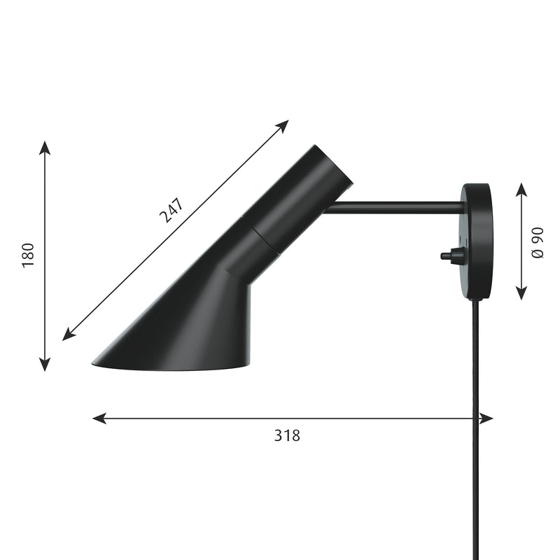 Louis Poulsen - AJ Wandleuchte Outdoor LED