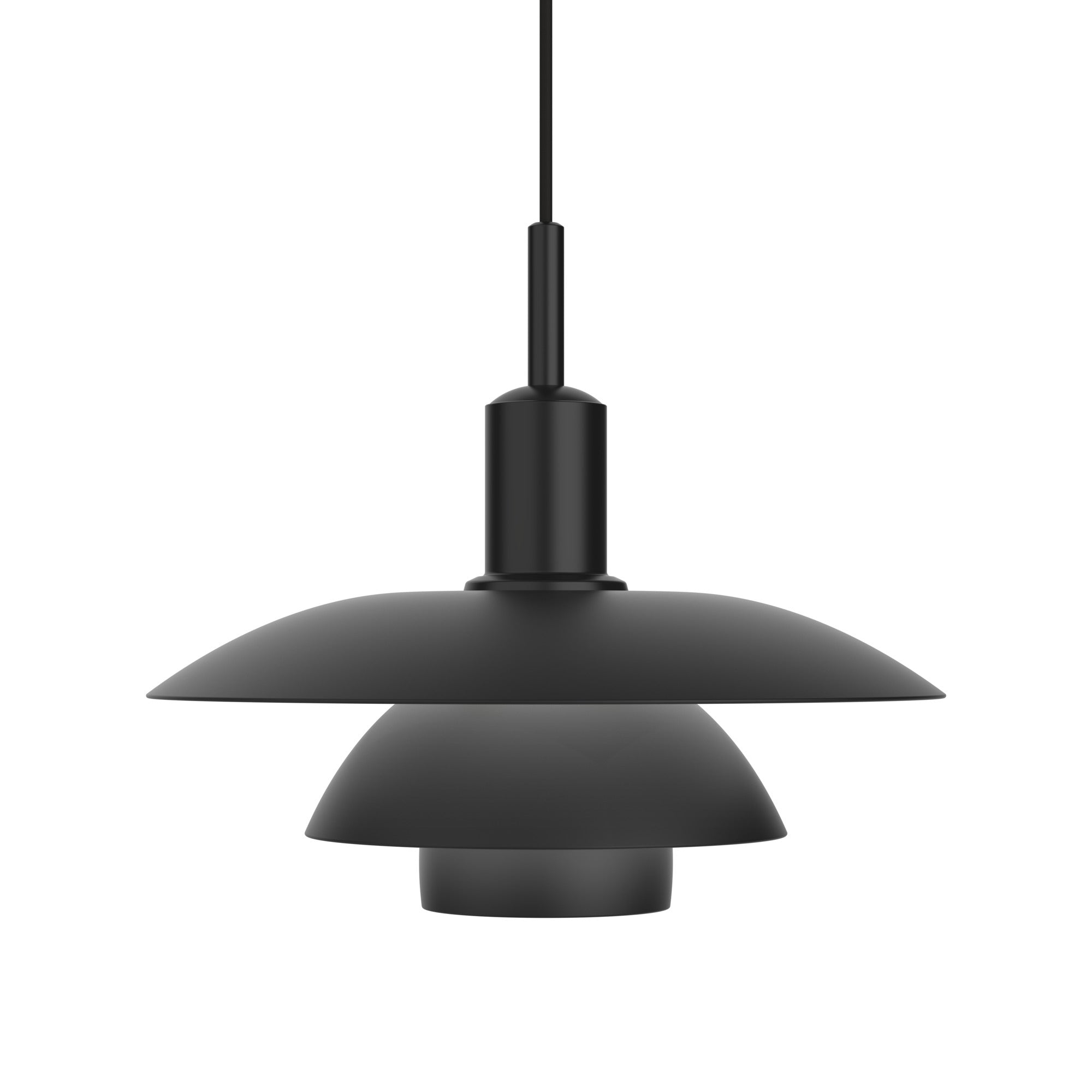 Louis Poulsen - PH 5/5 Pendelleuchte | Aluminium schwarz / 70W E27, Aluminium schwarz / 2700K 41W, Aluminium schwarz / 3000K 41W