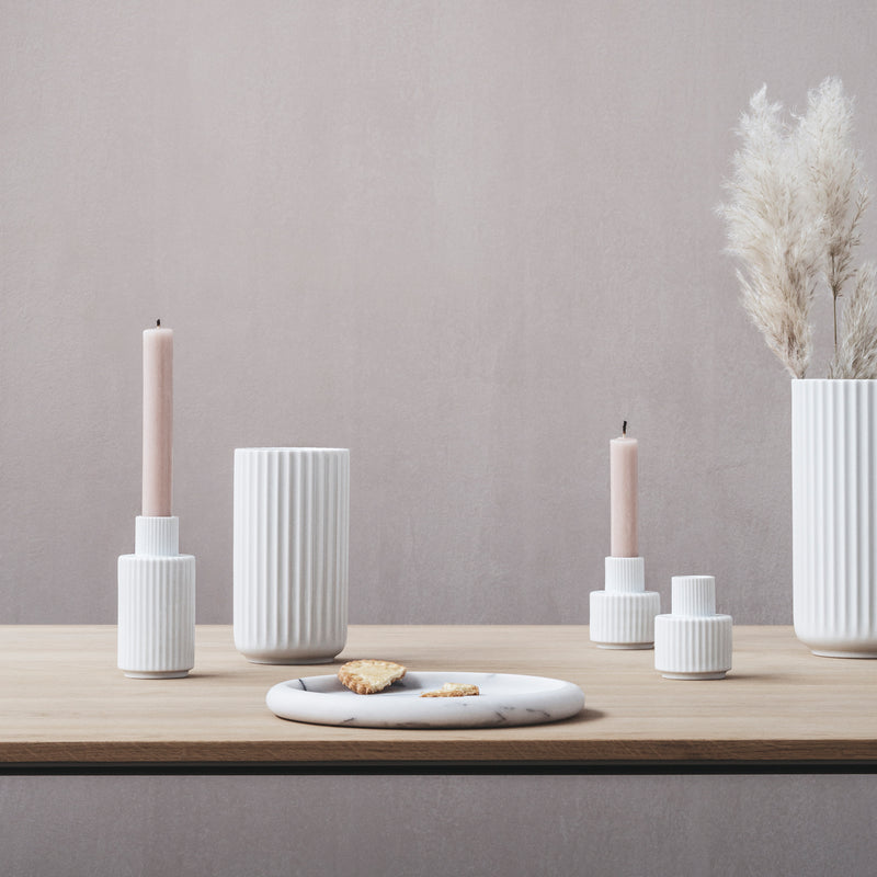 Lyngby Porcelæn - Kerzenhalter Cecile Toklum | H 11 cm