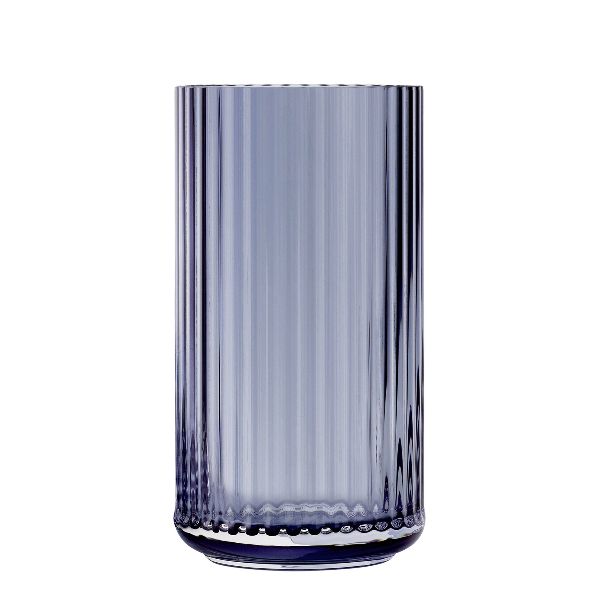 Lyngby Porcelæn - Glasvase H 31 cm | midnight blau