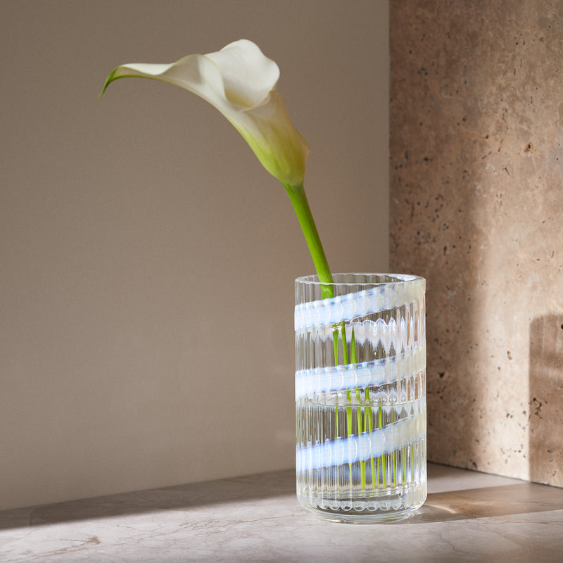 Lyngby Porcelæn - Glasvase H 25 cm