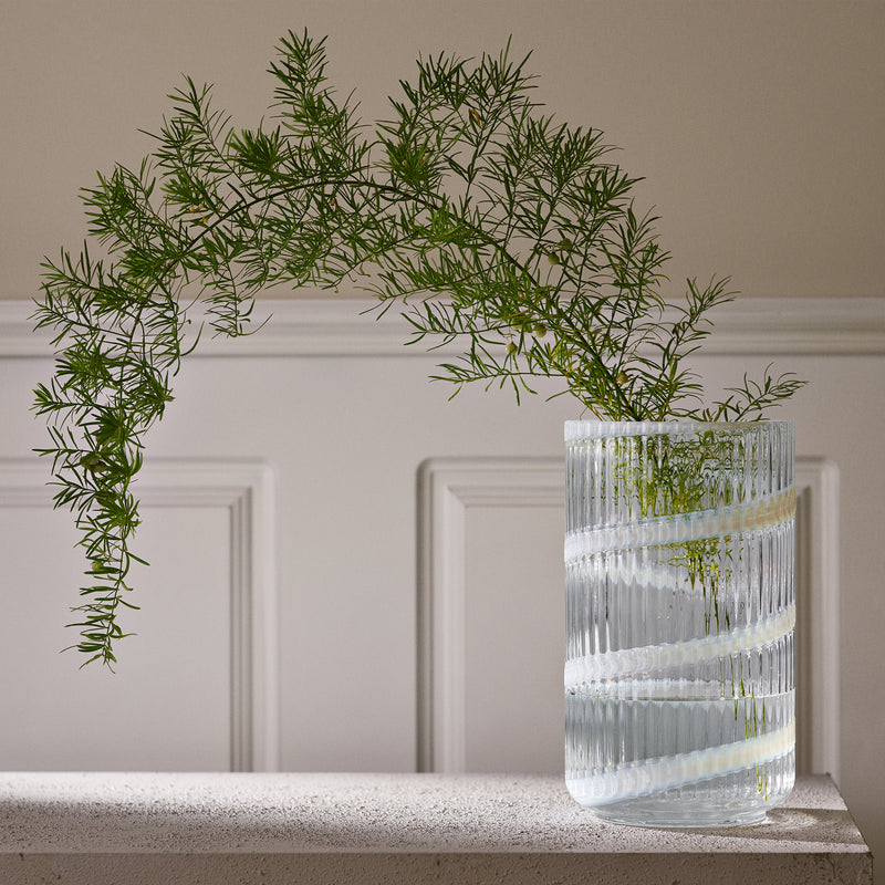 Lyngby Porcelæn - Glasvase H 12,5 cm