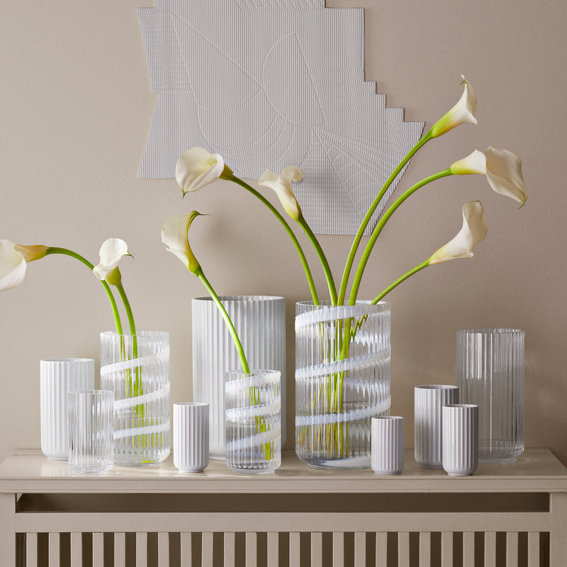 Lyngby Porcelæn - Glasvase H 25 cm